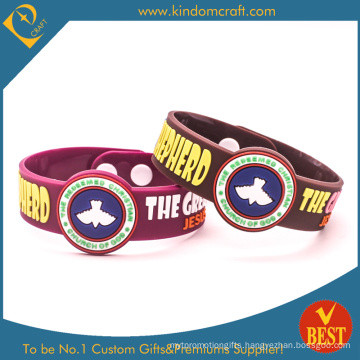 2014 Cheap Custom Cartoon Silocne Wristbands or Bracelet